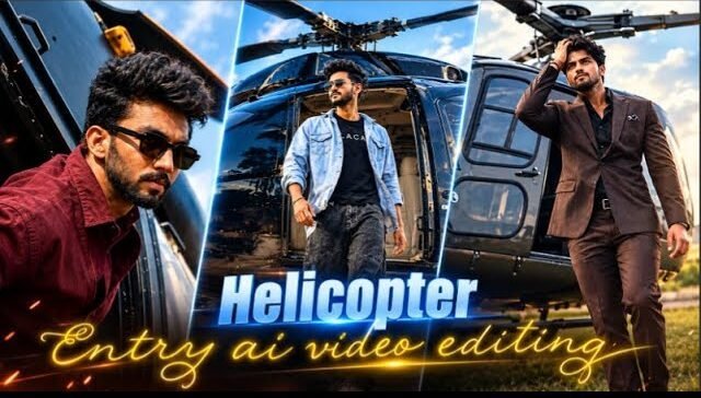 Helicopter AI Video
